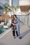 KA 1228 Velvet Embroidered Work Top With Bottom Dupatta  Suppliers In India